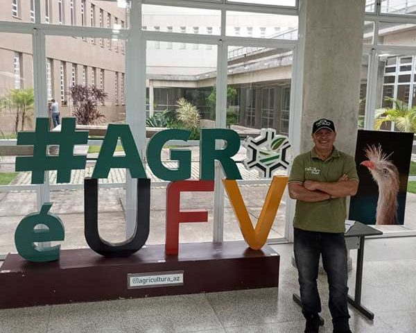 Engenheiro Agrônomo, Celso Ribeiro, Palestra para universitários da UFV em Minas Gerais