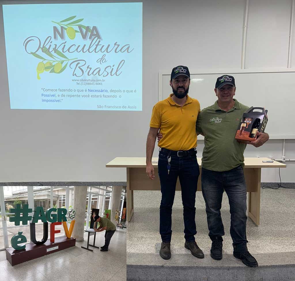 Em parceria com a Universidade de Viçosa, o engenheiro agrônomo Celso Ribeiro, da Nova Olivicultura do Brasil, estará à frente da implantação de dois olivais, ou seja, dois campos experimentais com oliveiras. 
