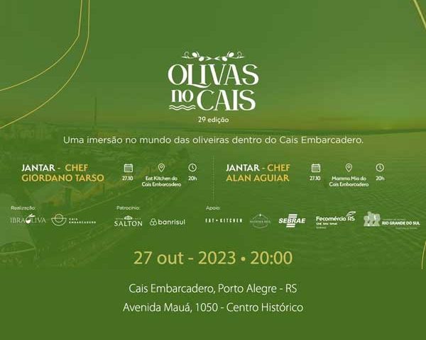 Olivas no Cais Embarcadero - 2ª edição Porto alegre, RS